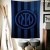 Inter Milan Emblem Wallpaper Threepiece Set 1 Duvet Cover 2 Pillowcase Without Core Duvet Cover And Pillowcase Christmas Birthday Gift