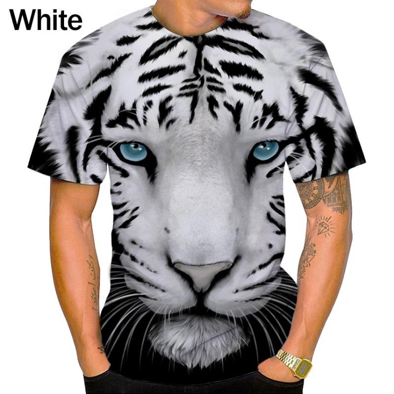 New Fashion Men's and Women's 3d Printing Summer T Shirt Animal Tops Tees