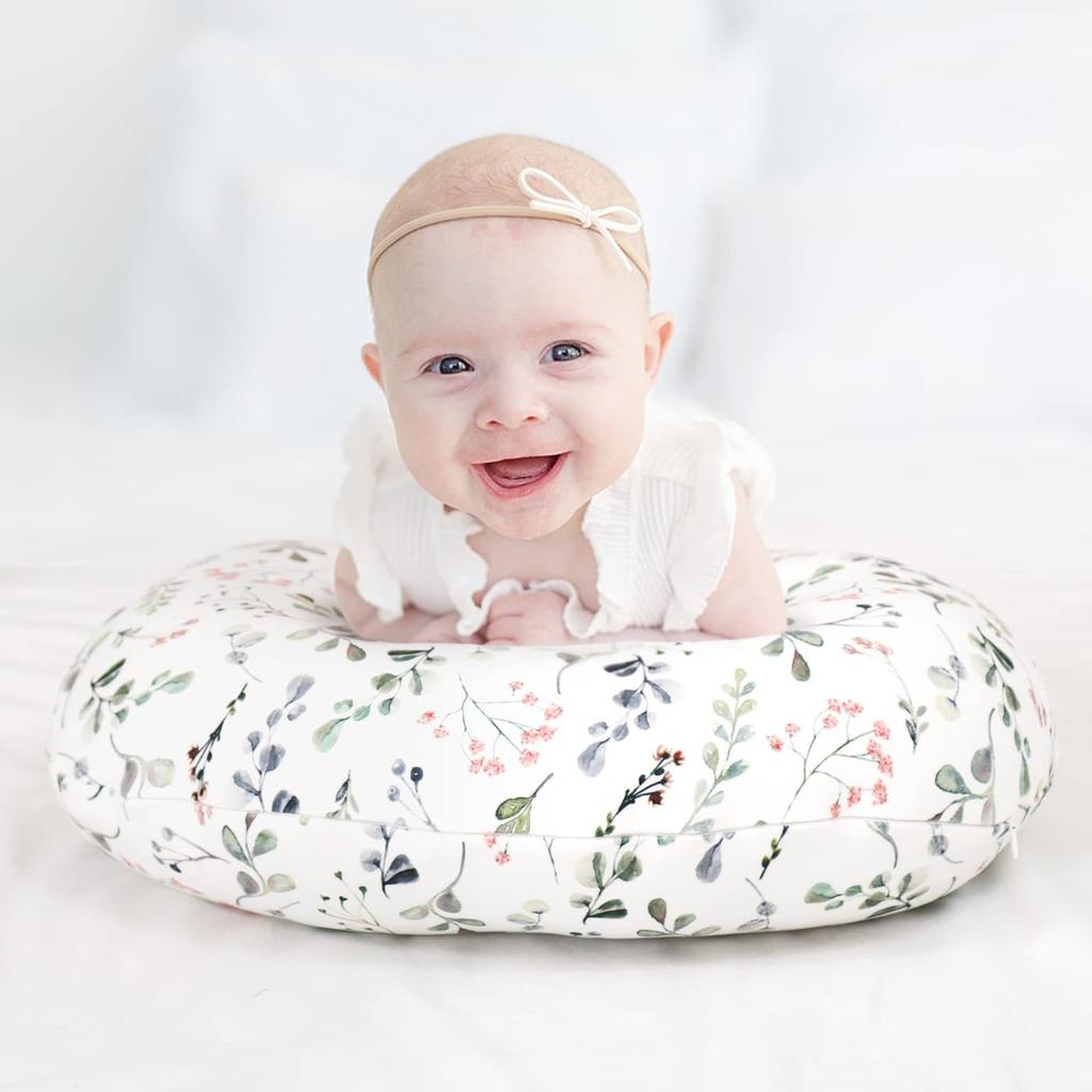 Baby Breastfeeding Pillow Pillowcase Elastic U-shaped Breastfeeding Pillowcase Multifunctional Baby Learning Sitting Pillow Removable Pillowcase