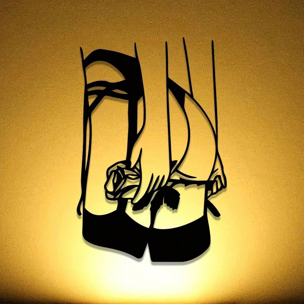 Металлическое настенное искусство Декор из кованого железа Идеальный рождественский подарок для дома