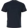 STONE ISLAND FW24 Cotton Solid Color Badge Crew Neck Short Sleeve T-Shirt Men Tops Blue 811524113-A0020