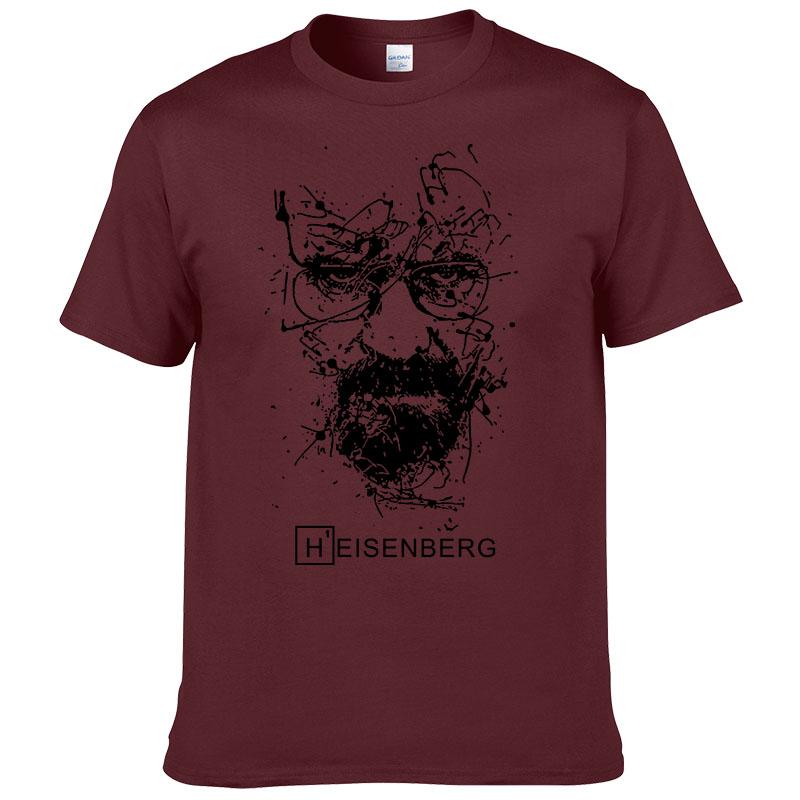 2024 New Fashion Breaking Bad T Shirts Men Heisenberg Camisetas Hombre Men Cool Tee Shirt Tops Short Sleeve Cotton T-shirts #191