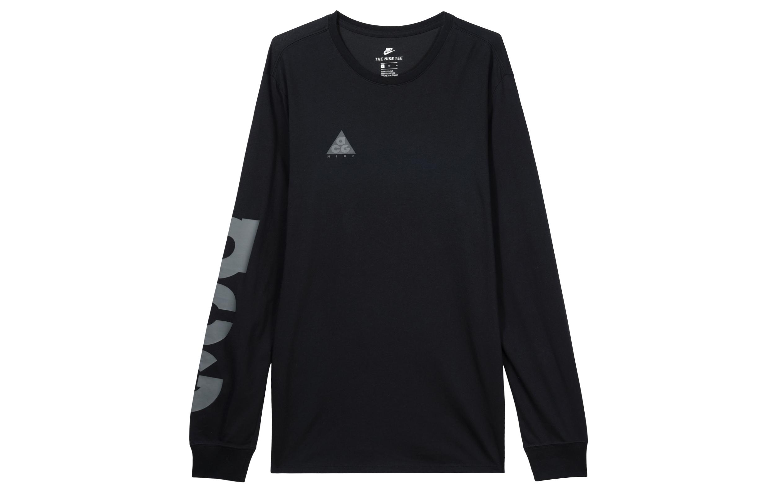 Nike Drop Shoulder Sleeve T Shirt Men s Black AQ3953-013 L
