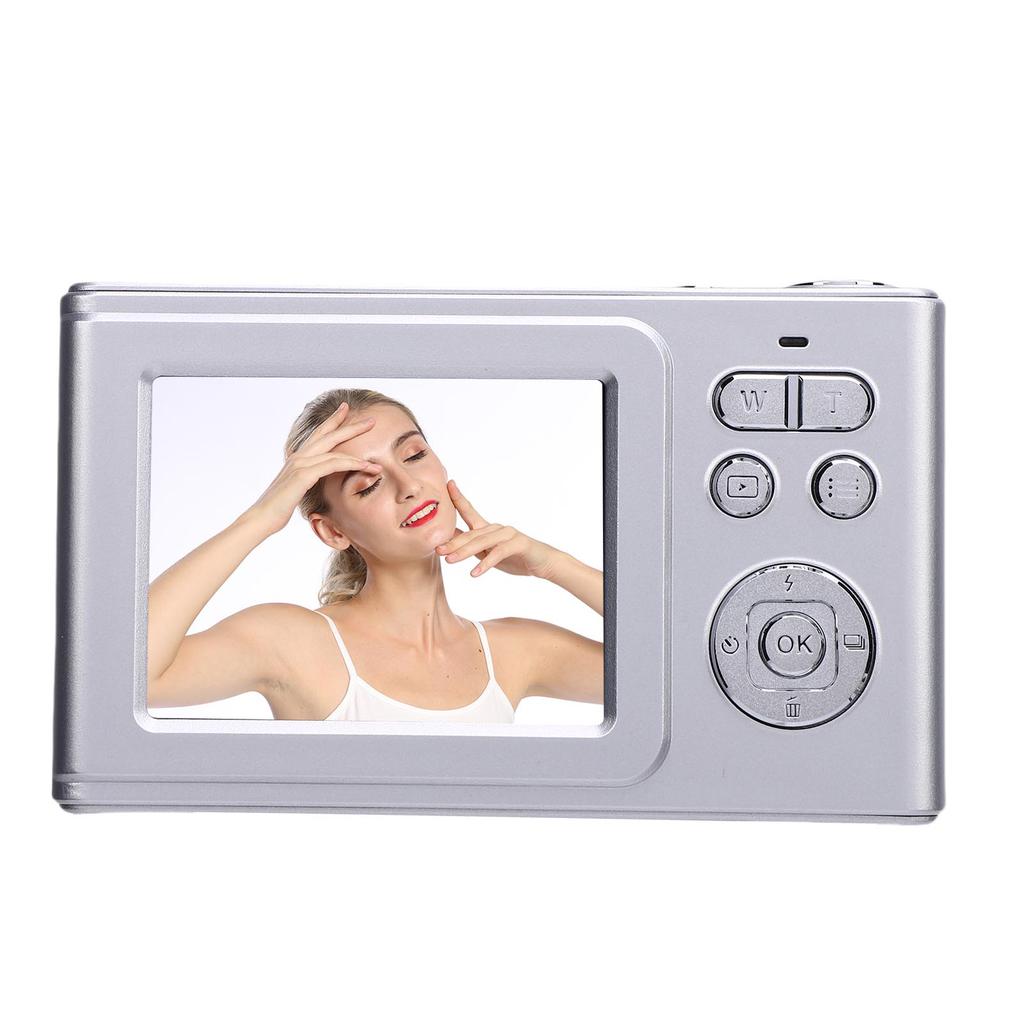 Digital Camera 48MP 1080P Video Recording 5x Digital Zoom AF Autofocus 2.4 Inch Screen Compact Video Camera for Student