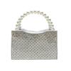 Pearl Handbag - Fashionable Evening Bag - Chain Shoulder Bag - Shiny Crystal Crossbody Bag