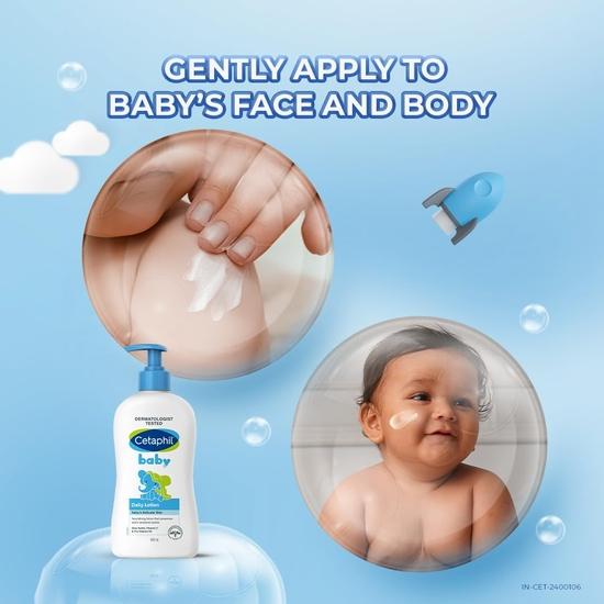 Cetaphil Lotion Quotidienne pour Bébé, Blanche, Beurre de Karité, 400 ml