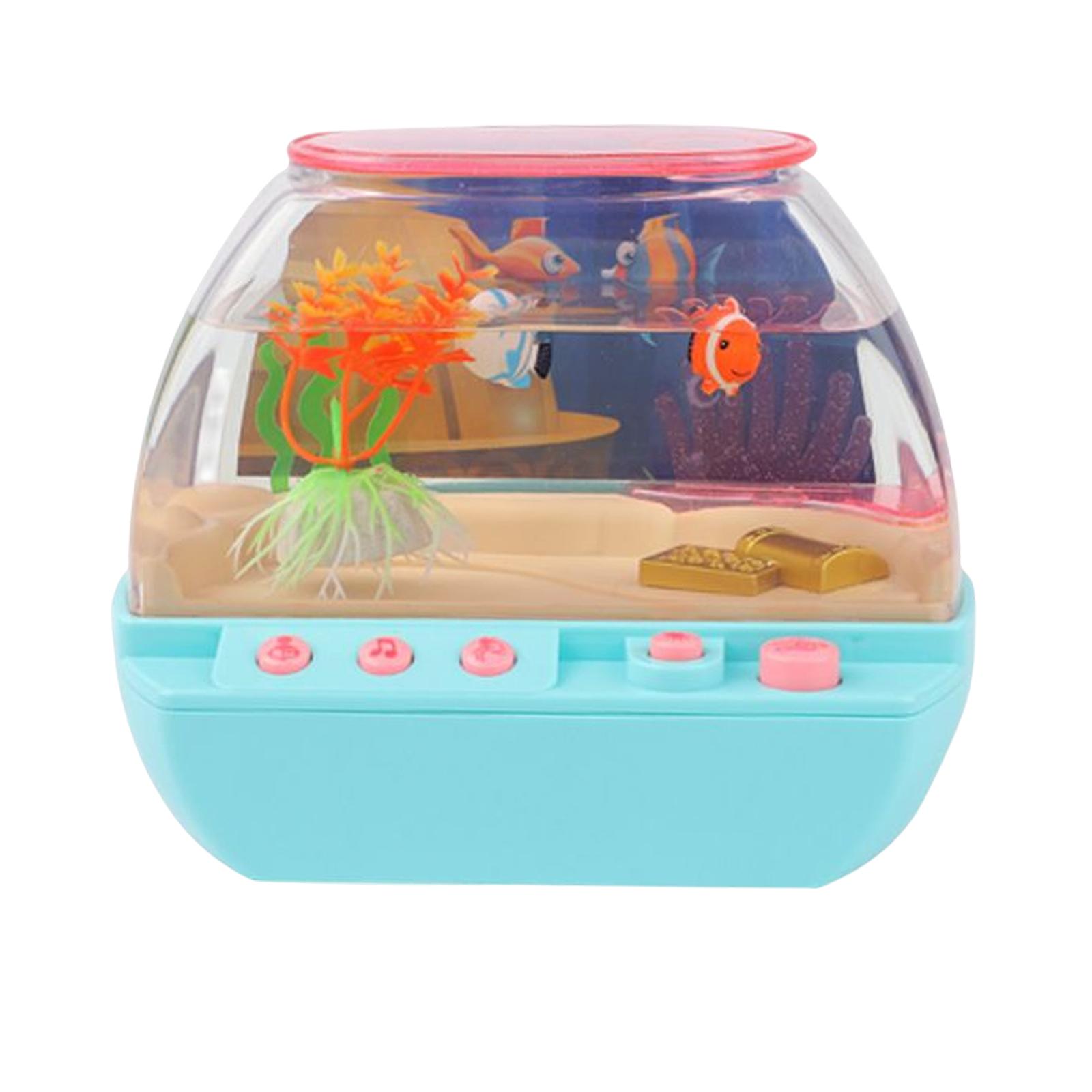 

Aquarium Decoration Toy Accessories with Moving Fish Aquarium Decoration for синий