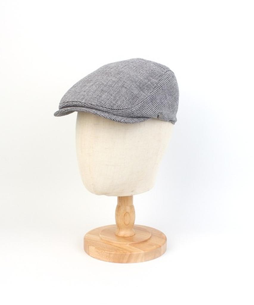 Small Check Gray Hunting Cap
