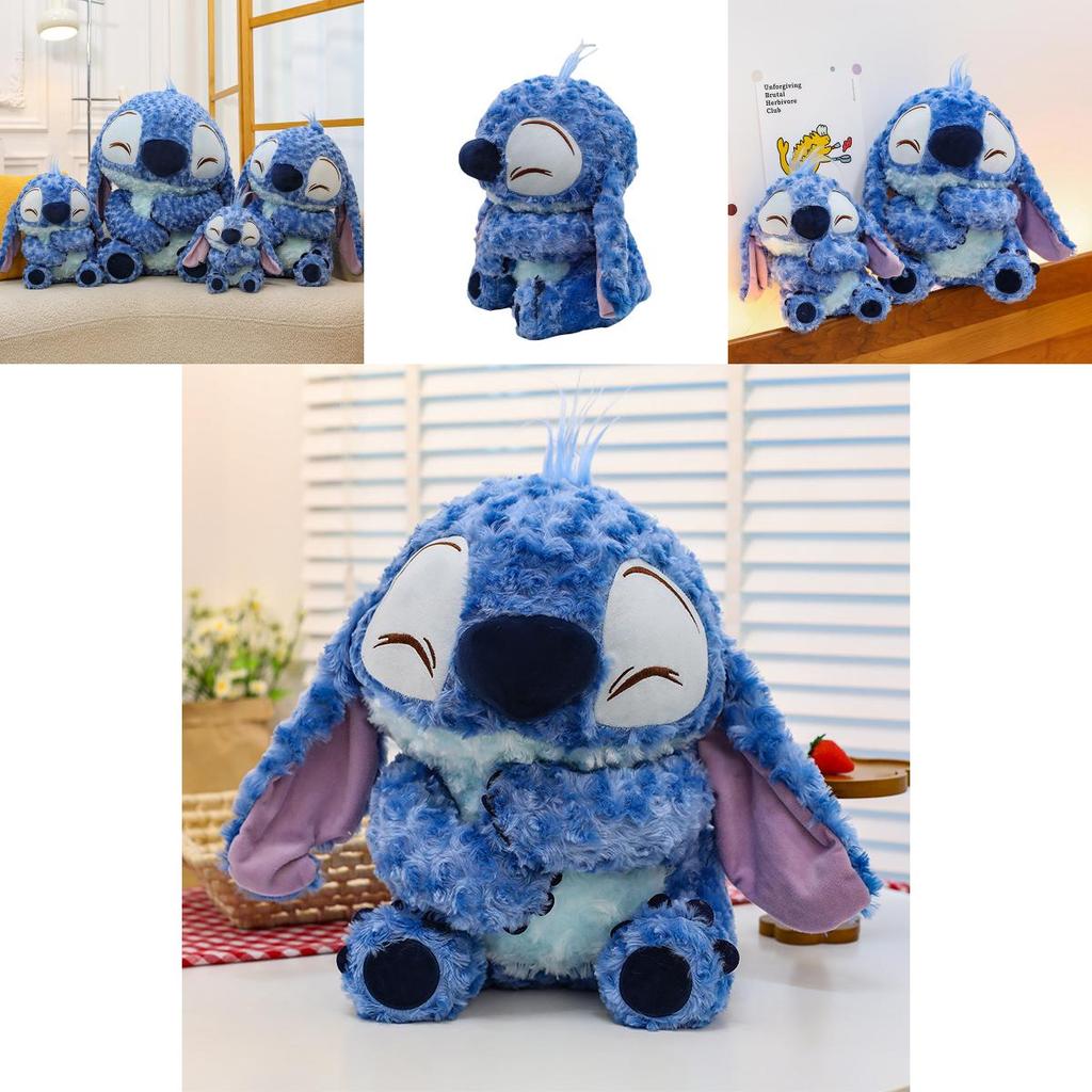 Adorable Eastdiy Plush Stitch Toy Soft Cuddly Animal Figure With Long Plush Fur