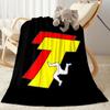 Isle Of Man Tt Race Flannel Blanket-Soft and Suitable for Sofas,Beds,Offices,Travel,All Seasons,Great Gift for Holidays and Birthdays.