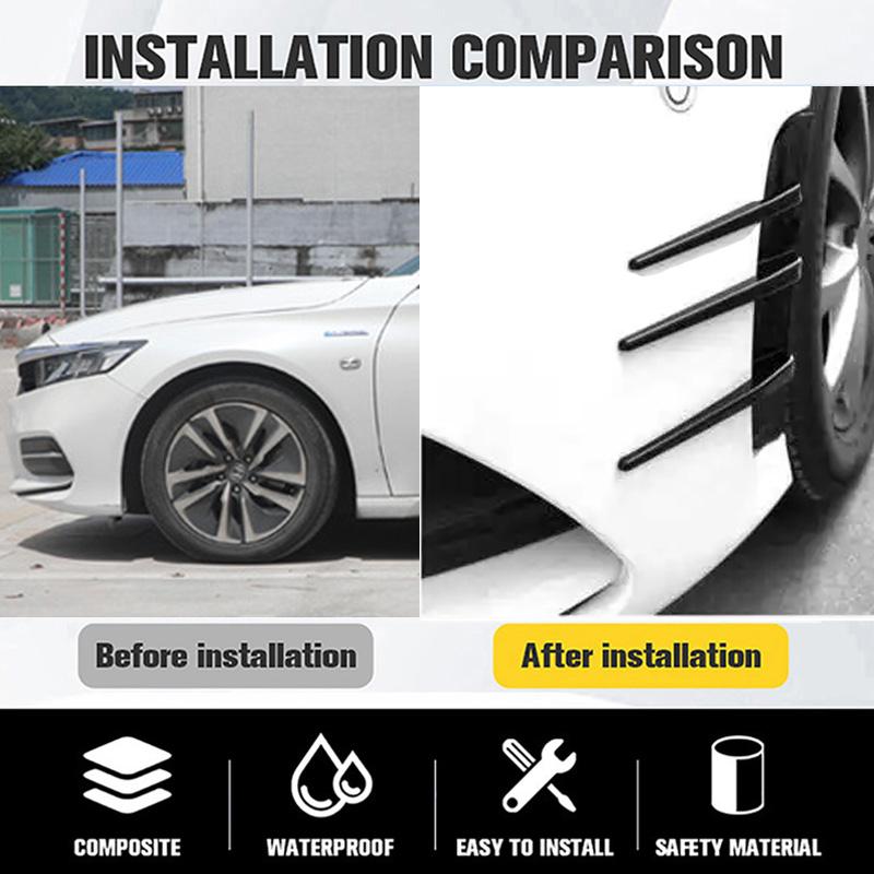 Universal Motors Fender Decoration Car Anti-scratch Anti-collision Decoration Sticker ABS Car Simulation Outlet Side Sticker