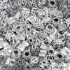 10pcs/lot Alloy Large Holes Beads Simple Pendant Charm Beads Fit DIY Original Bracelet Jewelry Making Accessories