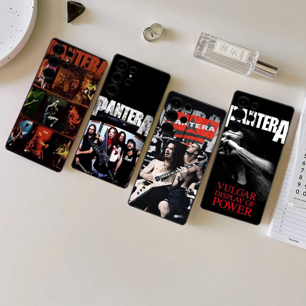 Classic Groove Metal Band P-Pantera Phone Case For Samsung S 9 10 20 21 22 23 30 23 24 Plus Lite Ultra FE S10lite Funda