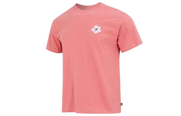 Nike T Shirts Men's Pink Crew Neck Moderate Straight Fit DX9463-655