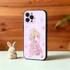 Card C-Captor Anime S-Sakura Phone Case For iPhone17,16,15,14,13,12Plus,Pro Max,XS,5G Soft Silicone Black Cover