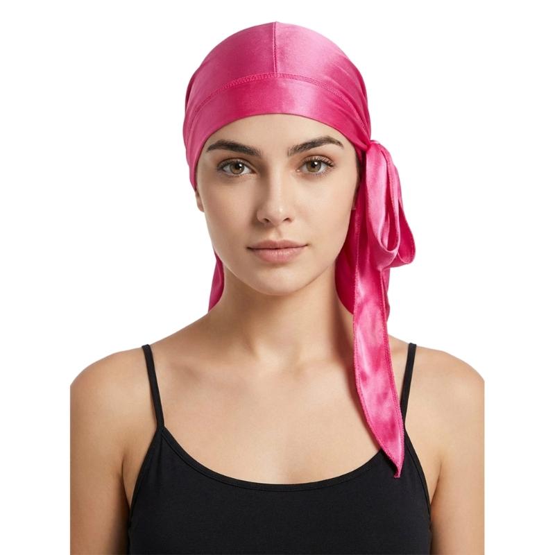 Damen Durag Kopftuch Kopfbedeckung Hut Schal Perfekt für Festivals und Feiern Atmungsaktive Kopfbedeckung Kopftuch