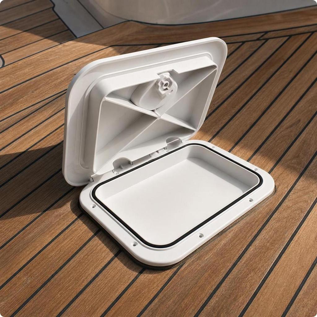 Marine Deck Hatch Cover Heavy-Duty Hardware Non-Slip for Yachts