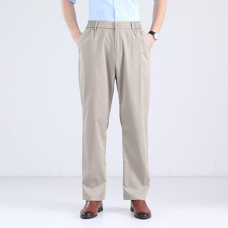 Firstview Men s 97% Stretch Cotton Double Pleated Casual Pants FX1058 3XL
