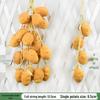 Simulated Vegetable Skewers Garland with Red Peppers, Garlic, and Peanuts for Farmhouse Decoration