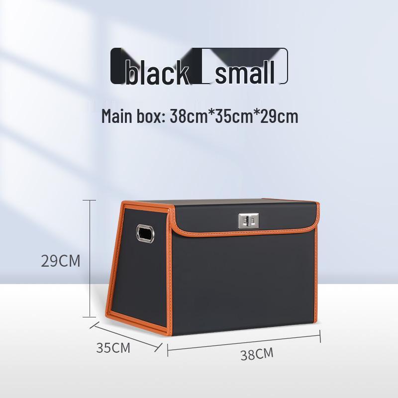 Foldable Car Trunk Organizer - Large Capacity Flip-Top Storage Box