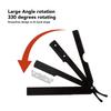 Foldable Beard Clipper 330 Degrees Rotating Stainless Steel Safety Manual Straight Clipper for Men