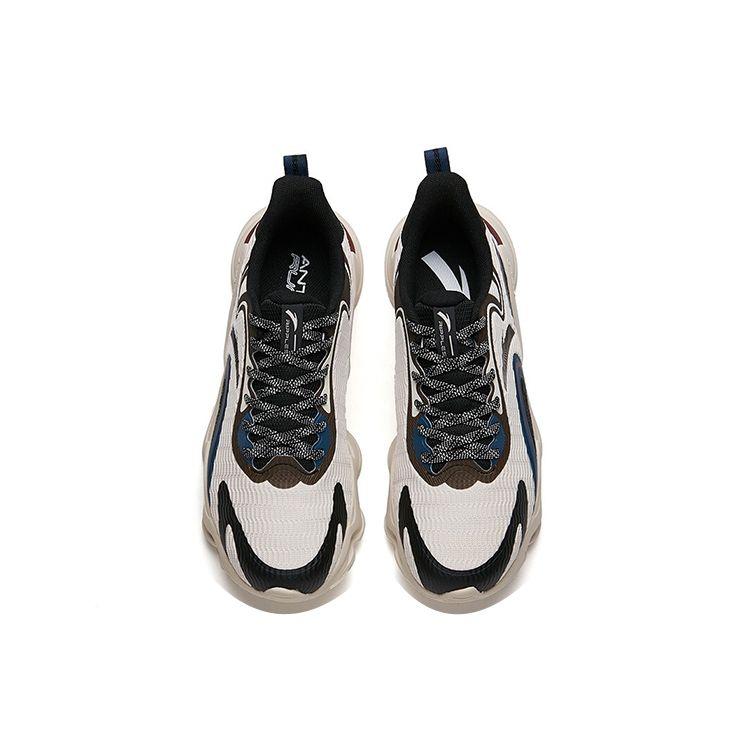 Anta Running Series Lian Casual Sports Shock Absorbing Non-Slip Wear-Resistant Lightweight Rebound Low-Top Running Shoes Men Sneakers 112215555-5