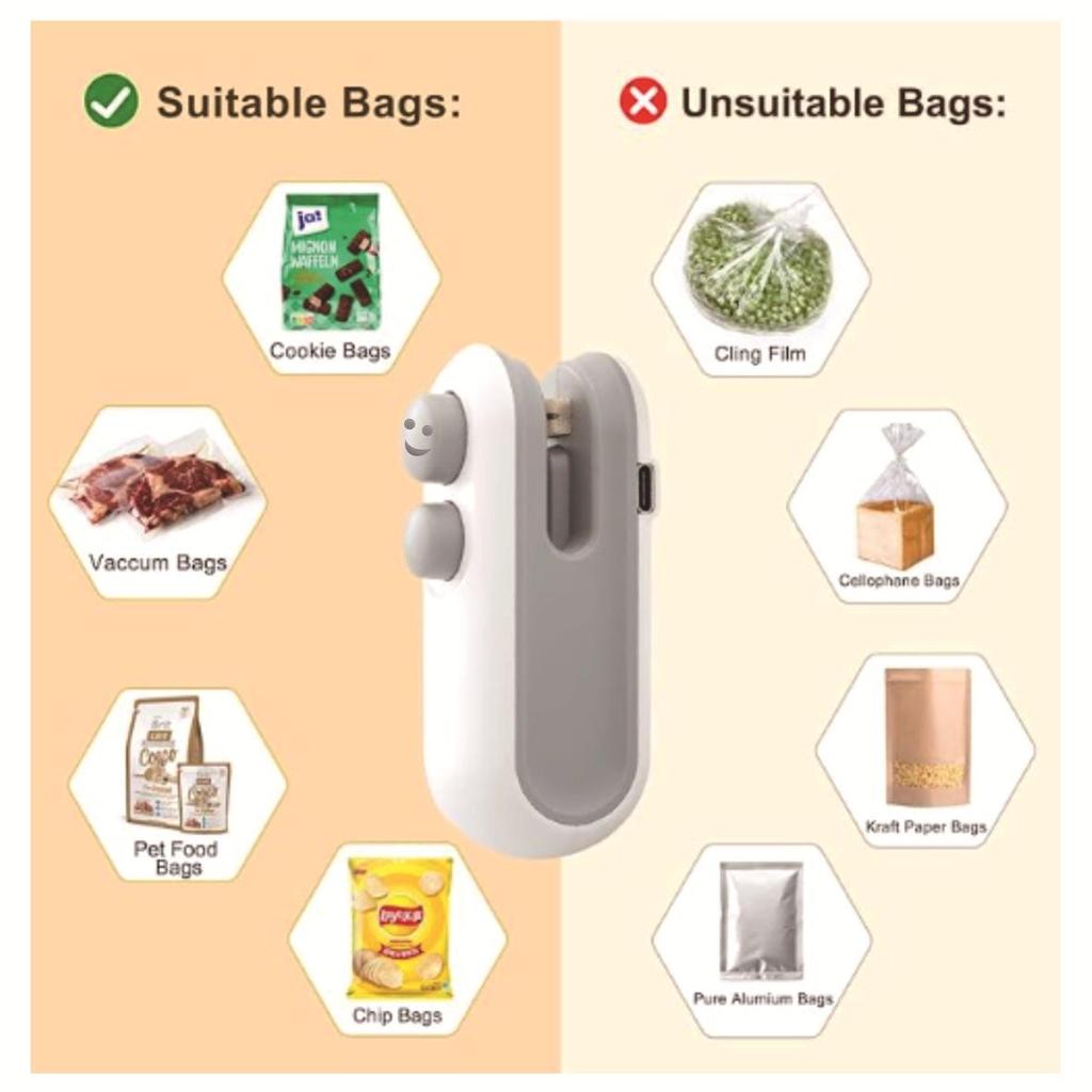 Portable Mini Vacuum Food Sealing Machine for Small Household Use