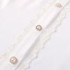 Women's Vintage Ruffle Collar Shirt Spring New Arrival High Neck Lace Trim Button Down Shirt Elegant Gothic Blouse Tops