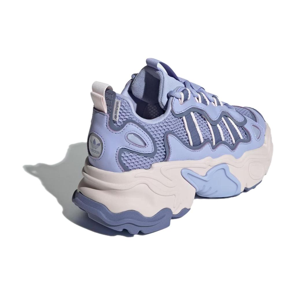 Adidas Originals Ozthemis Fabric Comfortable Versatile Shock Absorbing Durable Low Top Dad Sneakers Women Sneakers Purple IH0837