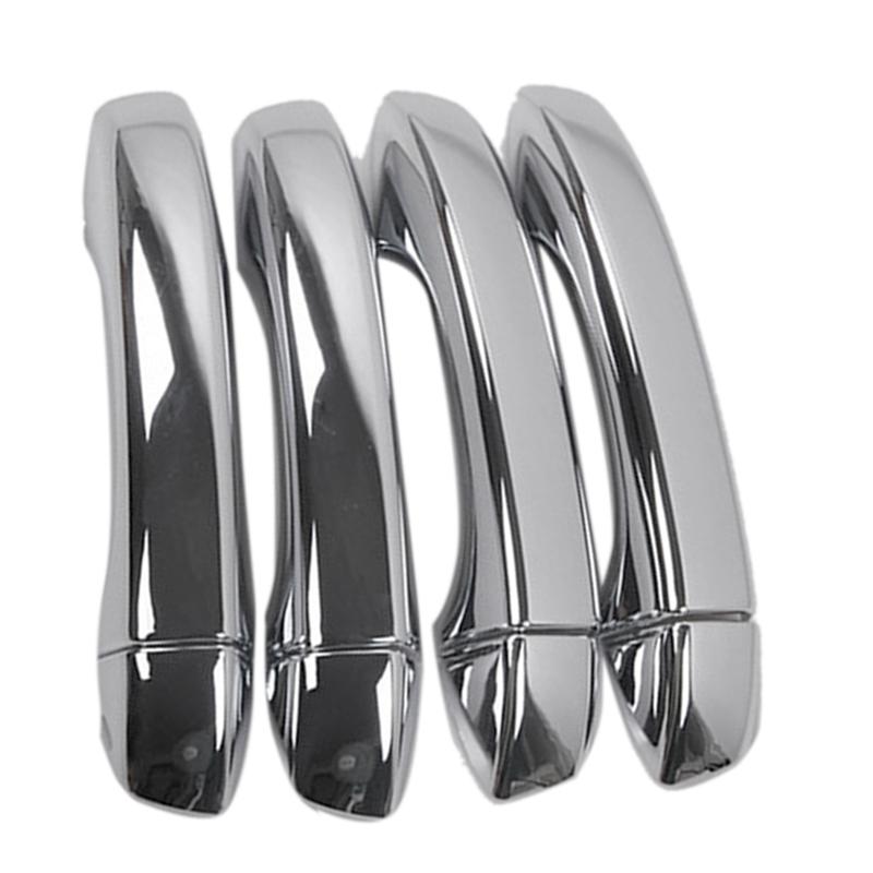 For MG ZS 2017- Chrome Car Door Handles Cover Trim Stickers Exterior Door Handle Cover-M53K