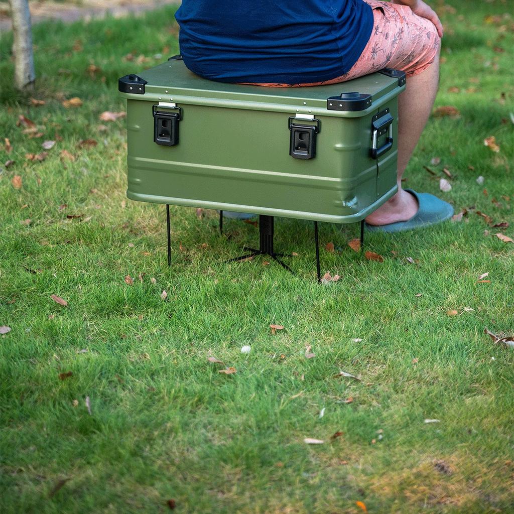 Outdoor Folding Camping Stand, Portable Outdoor Picnic Storage Rack