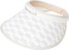[Viva Heart] Women's Golf Hat, Monogram Cell Visor, Adjustable Size, Off-White