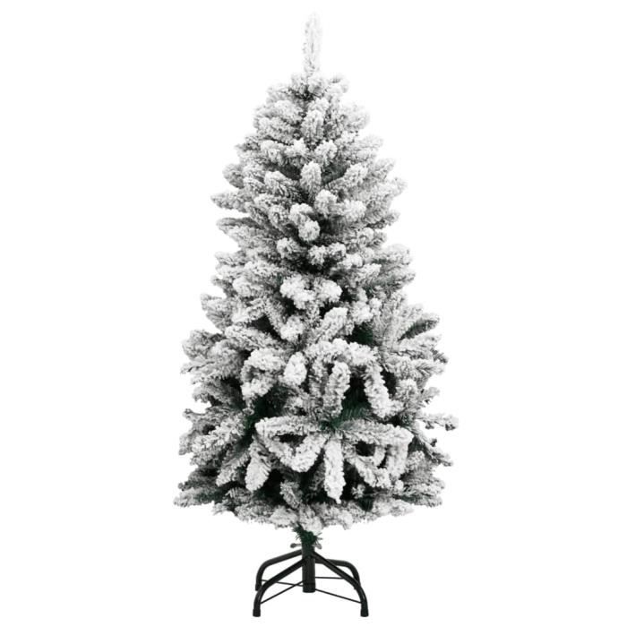 VidaXL Artificial Hinged Christmas Tree with Flocked Snow 150 Cm 357792
