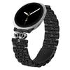 Watch Band with Connector for Samsung Galaxy Watch Ultra (2025) 47mm 7-Bead Rhinestone Crown Metal Strap