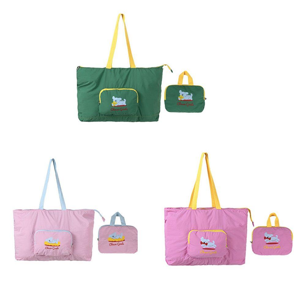 Cartoon Foldable Luggage Storage Bag Foldable Grocery Bag Reusable Shoulder Bag  Single Shoulder