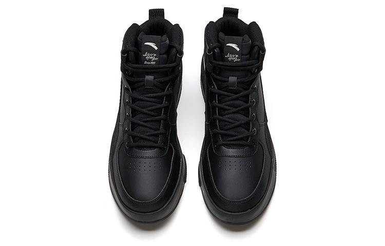 Anta Life Collection Mid Top Skateboard Shoes Men's Black