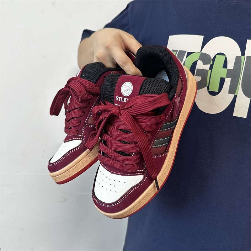 

Design Breadboard Shoes Women s Ins Spring and Autumn New National Versatile Casual Children 44 бордовий