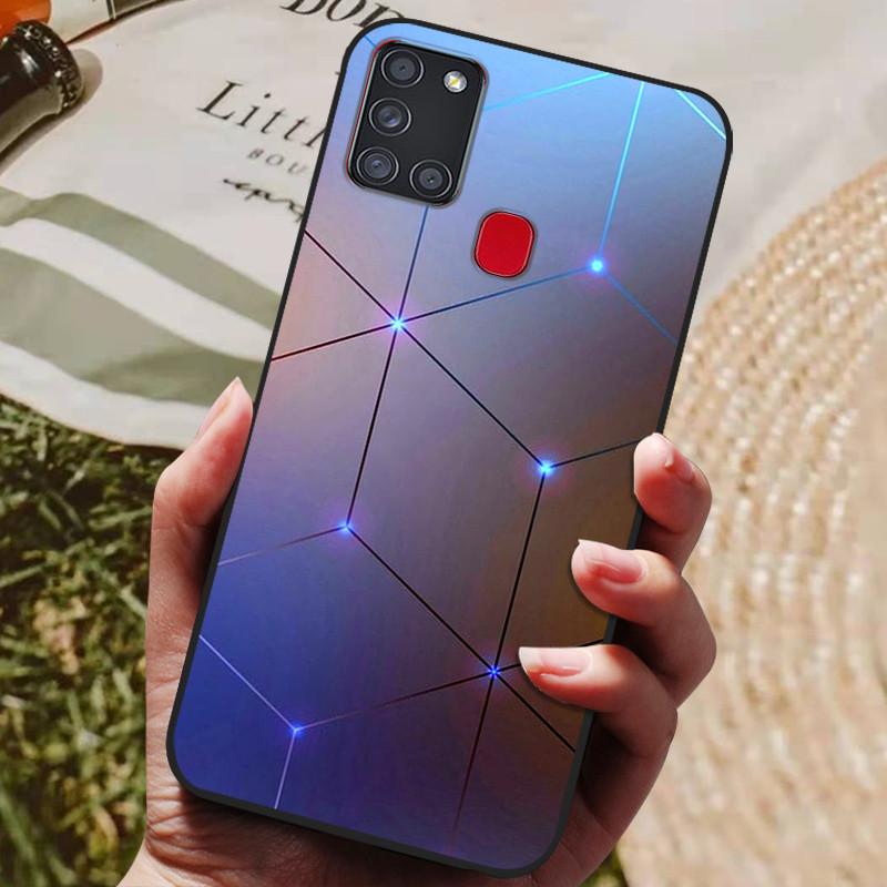 For Samsung A21S Case Phone Cover Silicone Soft TPU Back Cover for Samsung Galaxy A21S Case A 21S A21 S A217F Fundas Bumper