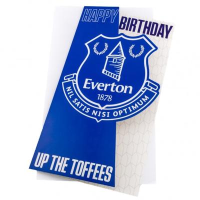 Everton FC Crest narodeninová karta