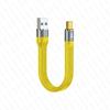 4.0 C Male To 90° Angle C Male Data Short Cable 240W USB Type C 4.0 PD Fast Charging Flat Flex Cable for  Smartphone Power Bank