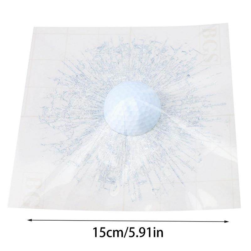 Break Glass Car Window Sticker 3D Tricky Simulation Ball Hits Sticker For Cars Peel & Stick Vinyl Decal Waterproof Car Sticker
