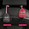 1 PZ Appendi Gancio Portaoggetti per Poggiatesta Sedile in Pelle Auto Per Cadillac Escalade Deville DTS ATS BLS CT4 CT6 CTS EXT SLR SRX XLR XT4