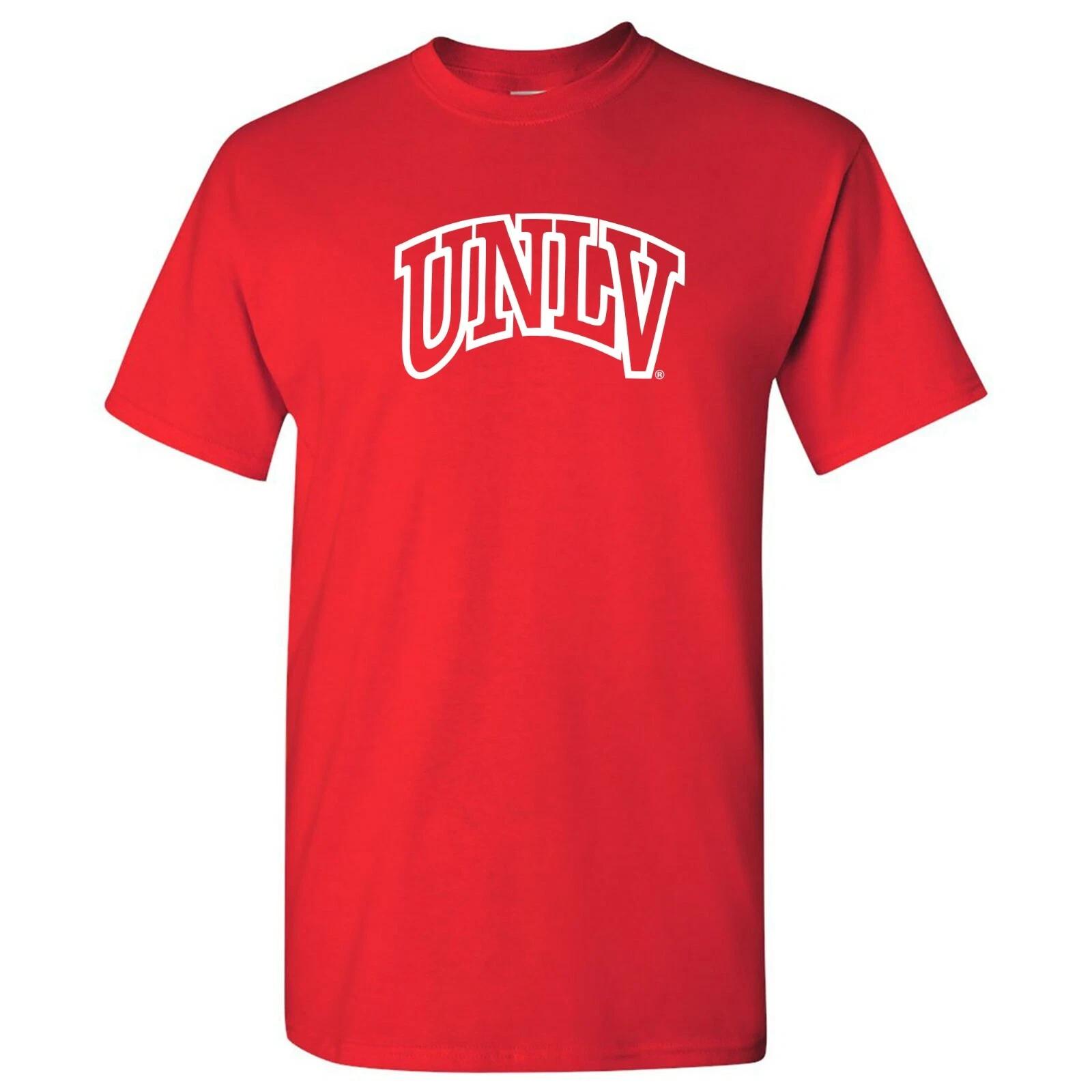 University of Nevada Las Vegas Rebels Arch Logo Licensed Unisex Tee - Red 3XL