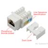 5 szt. CAT6 RJ45 110 Punch Down Keystone Moduł komputerowy Sieć Ethernet Jack