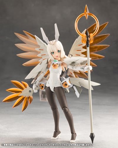 Kotobukiya (KOTOBUKIYA) Mugen Kaikou Megalomaria Metamorphose Unit Ex-Armor White Eagle, Approximately 180mm Tall, Non-scale Plastic Model