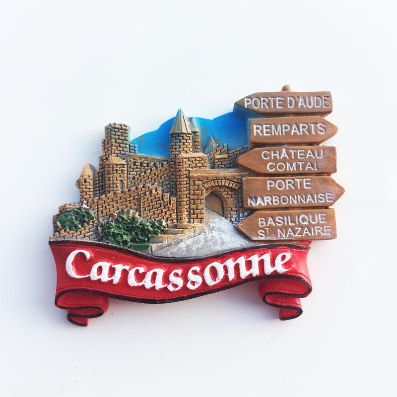 France Travelling Fridge Stickers Creative French Cities Tourist Souvenirs Fridge Magnets Birthday Gifts Magnetic Stickers