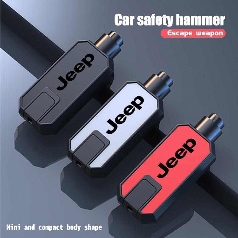 Car Safety Alloy Window Breaker Hammer Emergent Escape Tool For Jeep Compass Renegade Cherokee Wrangler JK Patriot Liberty