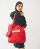 Milkfed MERCI LOGO TOTE Tote Red Bag, Women's,
