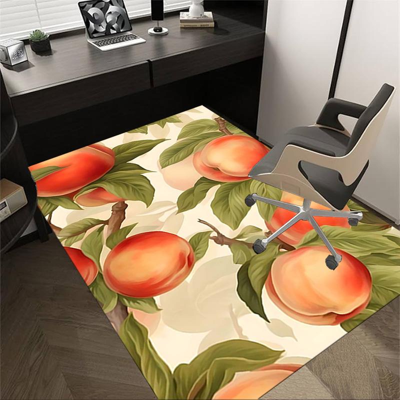 

1PC peach tree Non-Slip Floor Carpet Compatible for Office&Living Room&Bedroom&Dining room - Flat - Weave Machine-S0357 60cm by 90cm