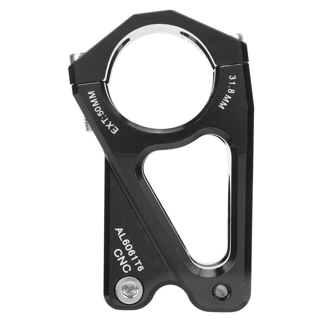 WAKE Bicycle Stem 31.8mm 50mm Mountain Bike Aluminum Alloy Short Handlebar Stem for Road BikeBlack